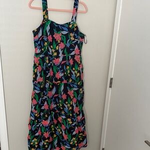 J. Crew Maxi Floral Dress